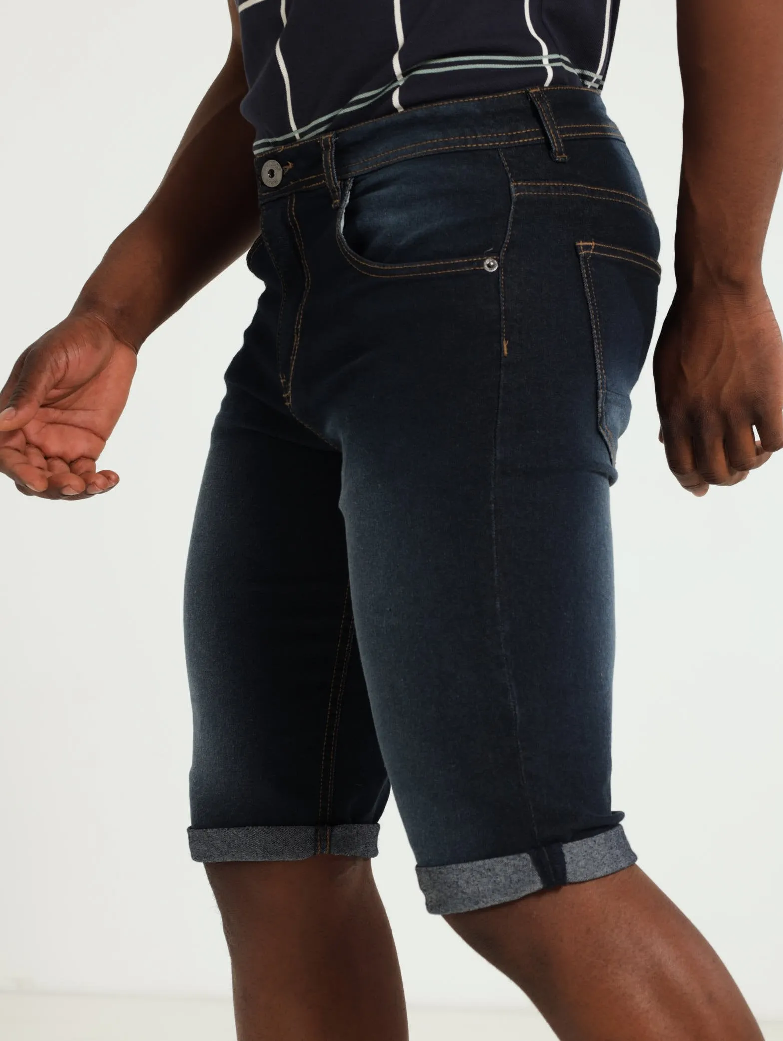 5 Pocket Denim Short - Raw Wash