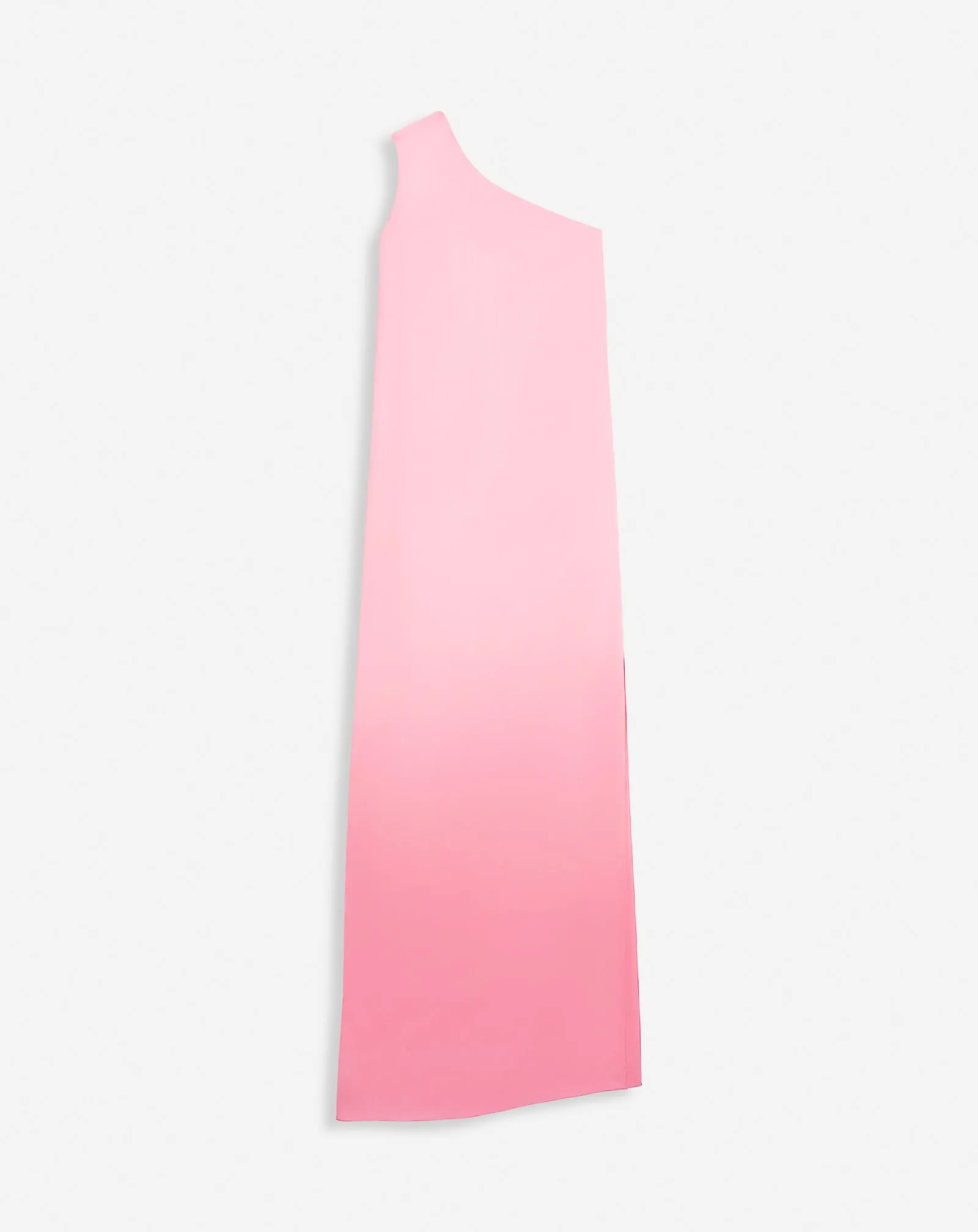 ASYMMETRICAL LONG DRESS WITH RIBBON DETAIL