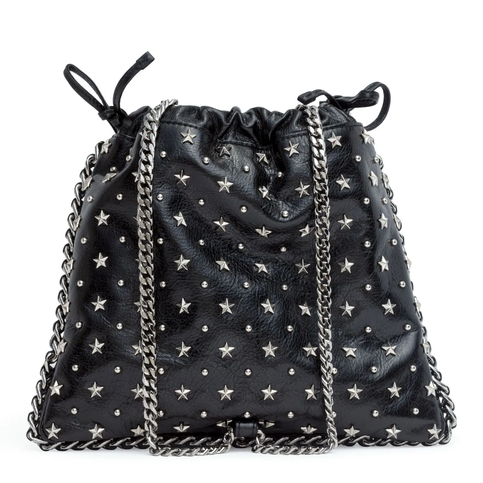 Balmain Blink black studded backpack