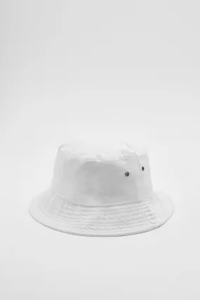 Basic White Bucket Hat