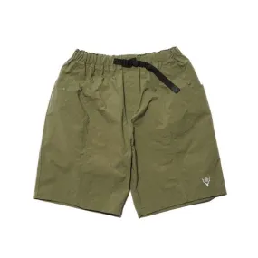 Belted C.s. Shorts - Light Olive