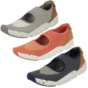 Childrens Boys Girls Clarks Casual Slip On Trainers Tri Shore