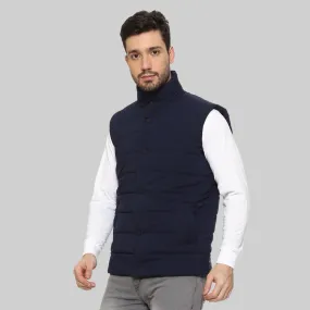 CL SPORT BY CARLTON LONDON SLEEVE LESS PUFFER JACKET FOR MEN