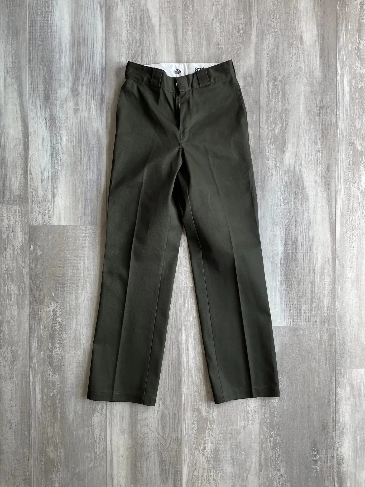 Dickies Original 874 Olive Green Work Pants - 28in