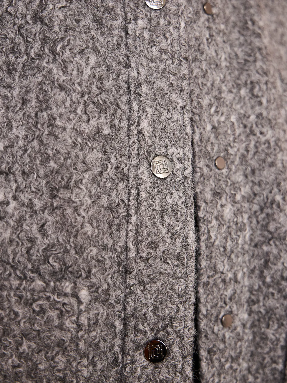 Elka Collective Leo Jacket in Charcoal Marle