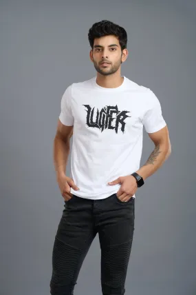LUCIFER White T-shirt for Men