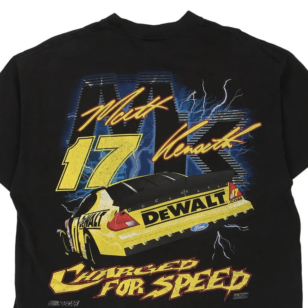 M&O Nascar T-Shirt - XL Black Cotton