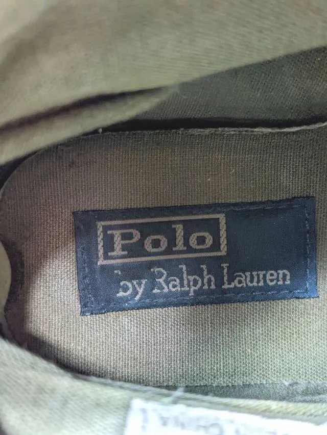 Polo Ralph Lauren Mens Tedd Brown Leather High Top Fashi...