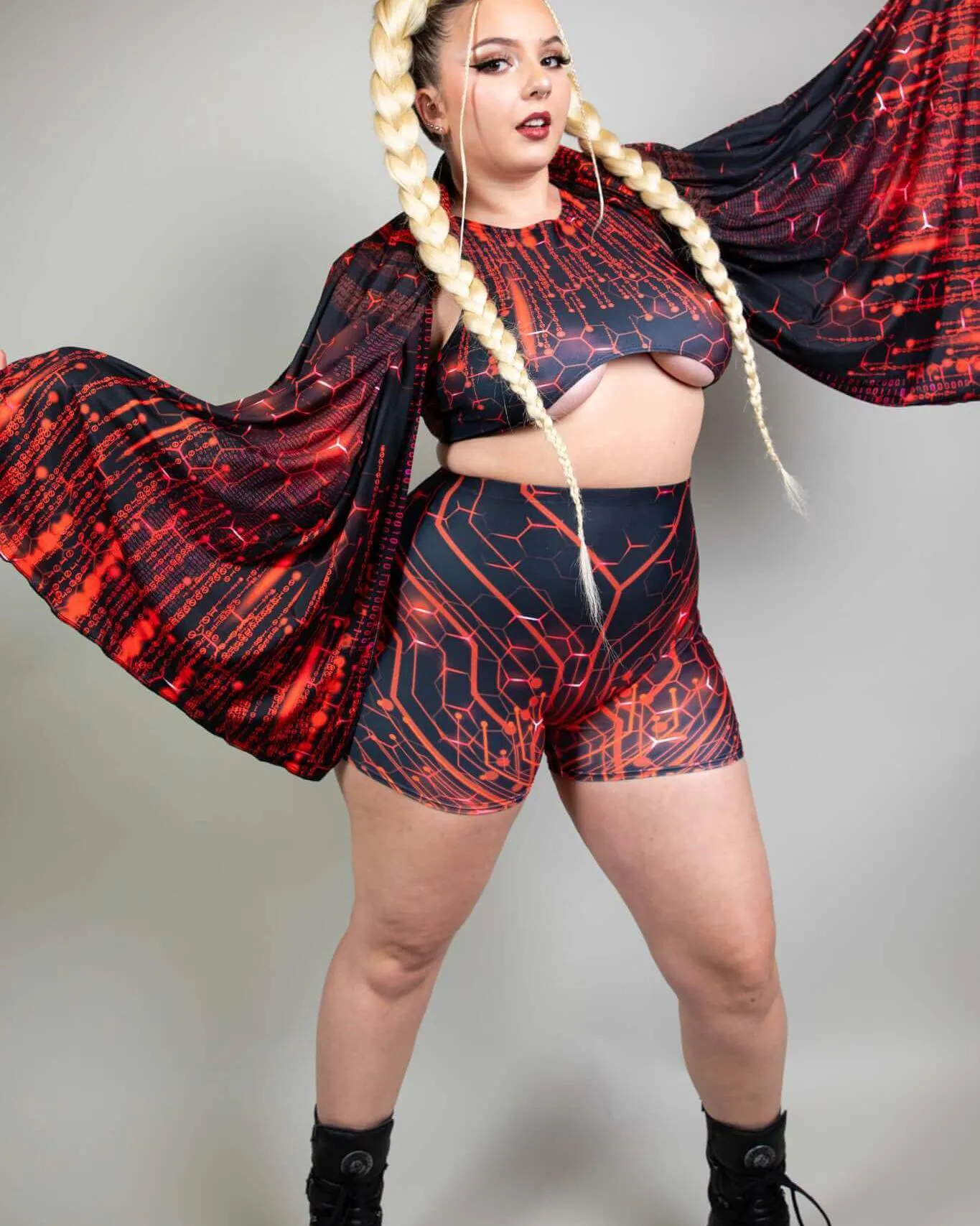 Red Singularity Festival Scarf