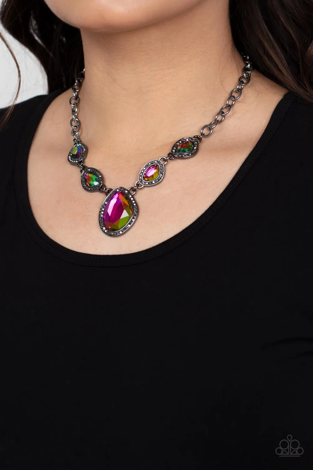 The Upper Echelon - Multi ~ Paparazzi Necklace
