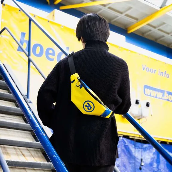 UNBEGUN Fanny Pack Yellow Blue