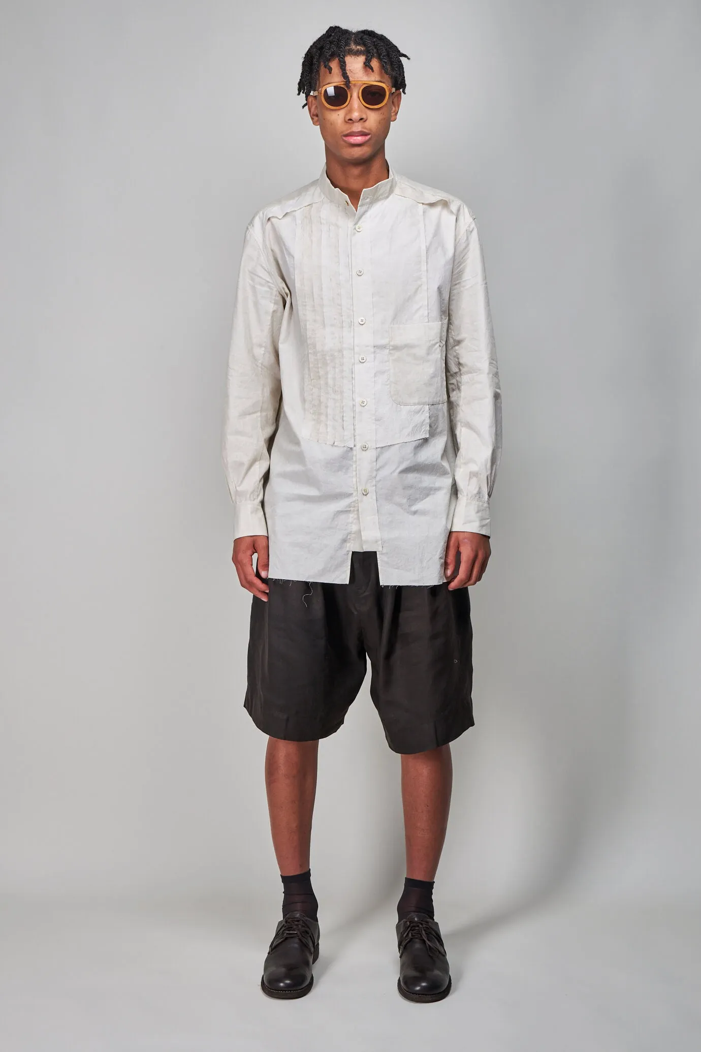 Wide Bermuda Shorts, brown