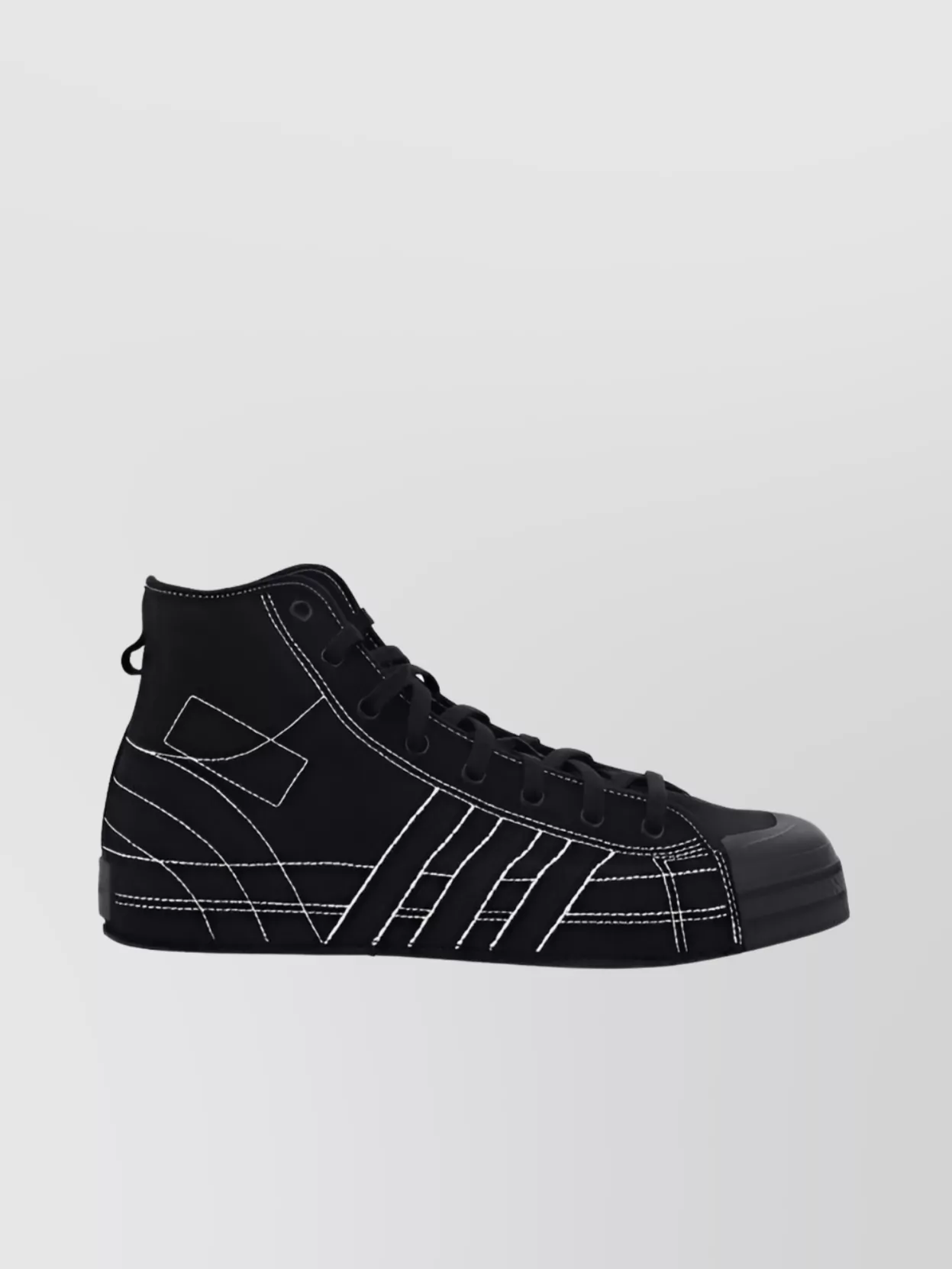 Y-3   High top sneakers stitched ankle